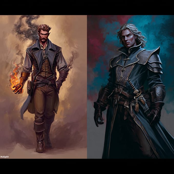 dnd character art and dnd character art