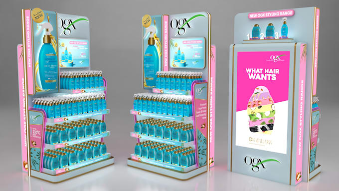 design a pop display for your brand