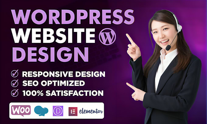 design an awesome responsive wordpress website