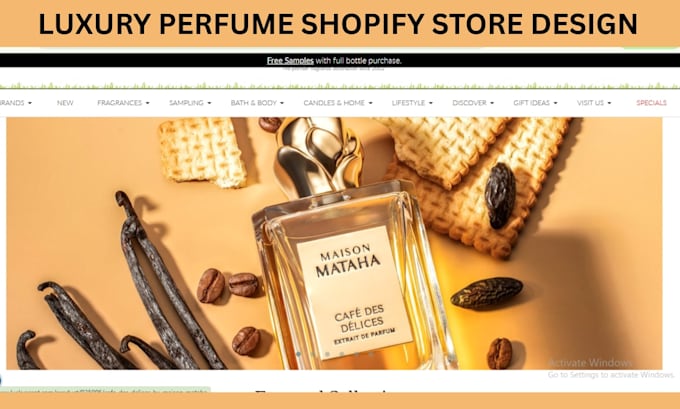 perfume shopify store perfume website fragrance store perfume shopify website