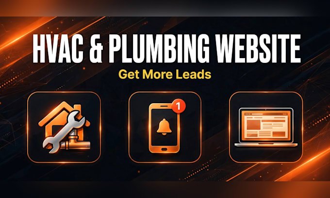 design a lead generating hvac or plumbing website that converts