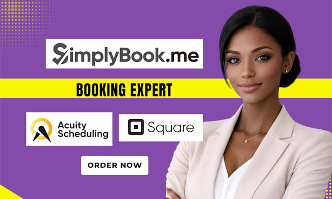 setup fresha, simplybook me, acuity,calendly, vagaro,square, booksy