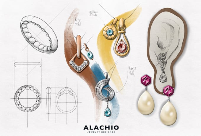 sketch your jewelry design ideas