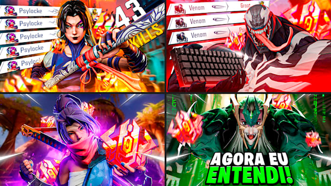 create a professional marvel rivals thumbnail