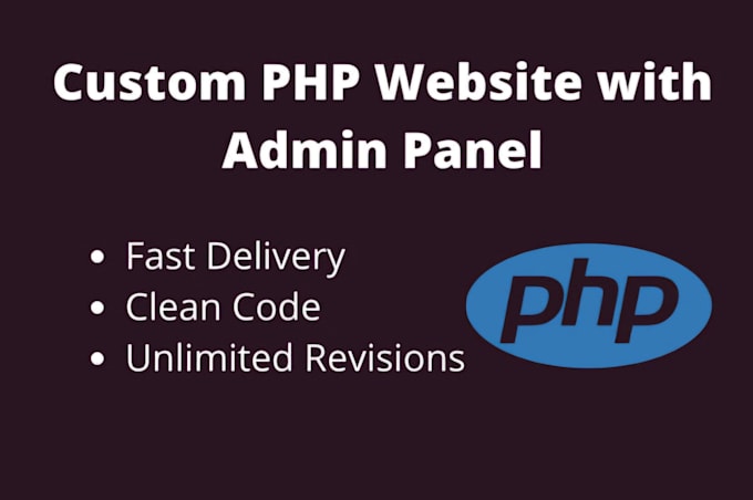 create a php website