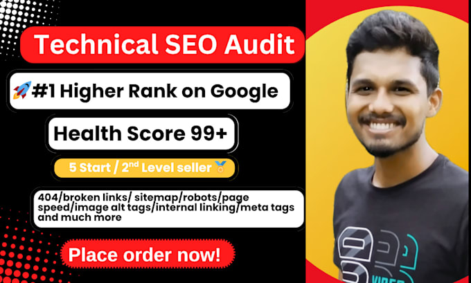 fix technical SEO error in website to get high rank