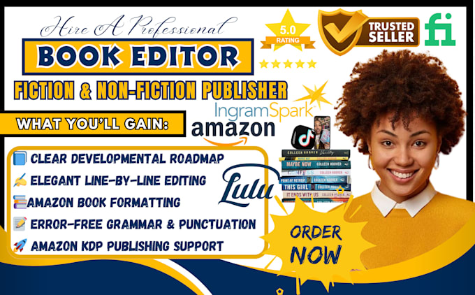 proofread self help, children book editing memoir fiction book editor amazon kdp