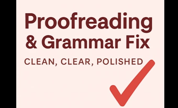 proofread and correct grammar in your writing