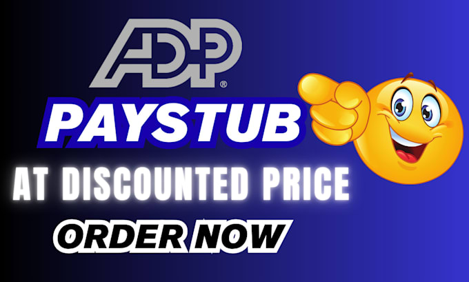 design editable adp pay stubs, check stubs, w2, and payroll slip
