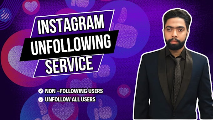 unfollow your instagram following manually