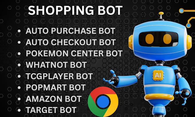 do auto purchase bot, shopping bot, popmart bot, auto buying bot, pokemon bot