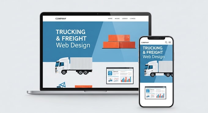 create trucking, logistics, and dispatch websites, freight app