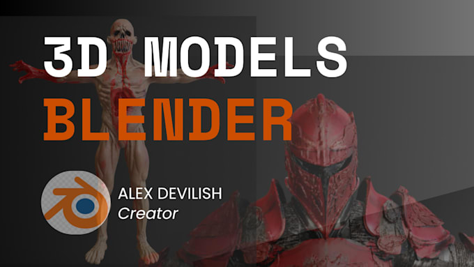 design a high quality optimized rigged 3d character