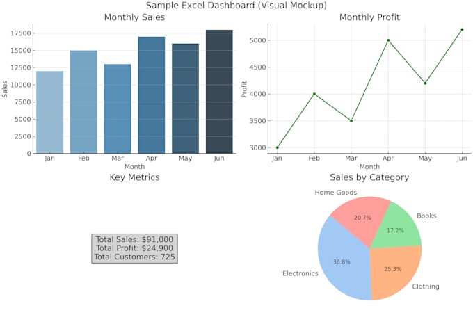 create custom excel dashboards