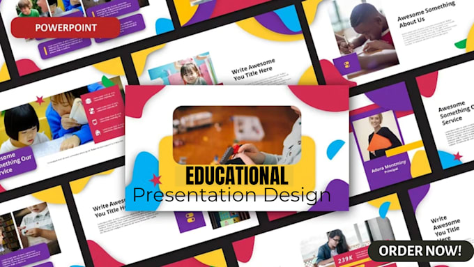 Create interactive ppt educational presentation design for trainers and ...