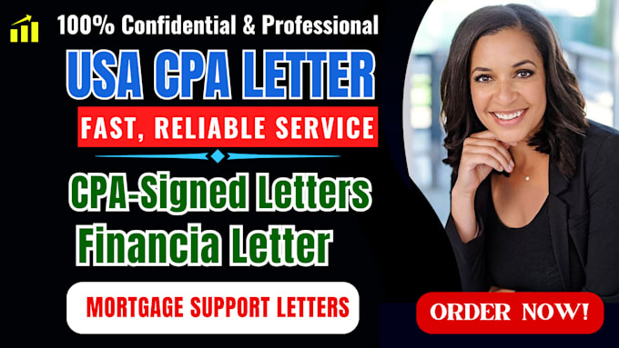 audit financial statement, sign US CPA income verification letter, notary stamp