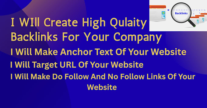 create SEO backlinks and do off page link building