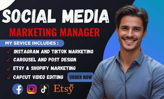 be your instagram marketing manager social media management and instagram growth