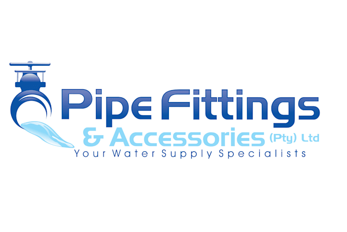 design a bold and professional pipe fitting or plumbing logo
