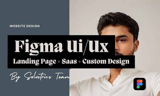 design figma landing page, saas website, app design
