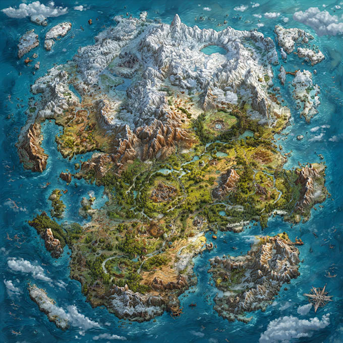 design dnd map rpgs fantasy world map