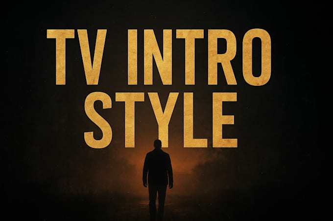 edit a cinematic TV or video game intro, outro or title sequence