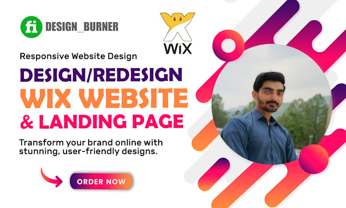 design wix website and redesign wix website