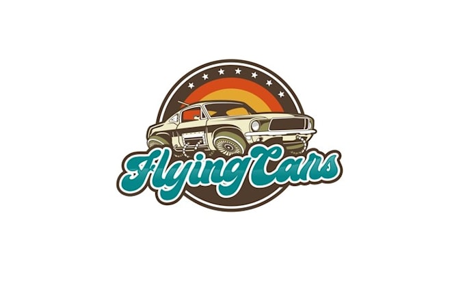 design unique lying car logo for a online hobby shop