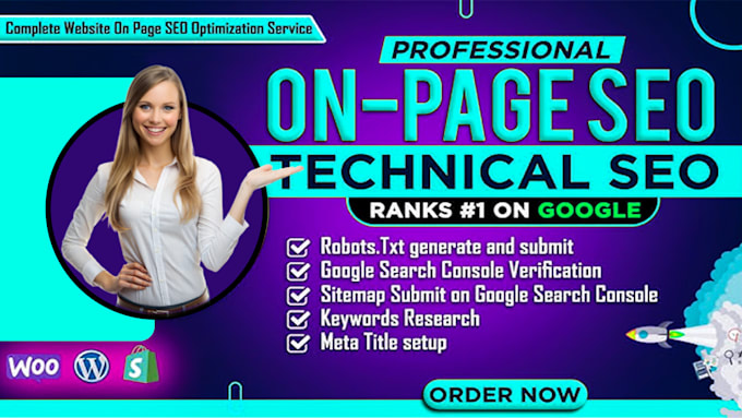 do monthly on page SEO service, technical optimization for top ranking