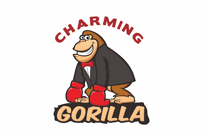 do creative wonderful professional gorilla logo