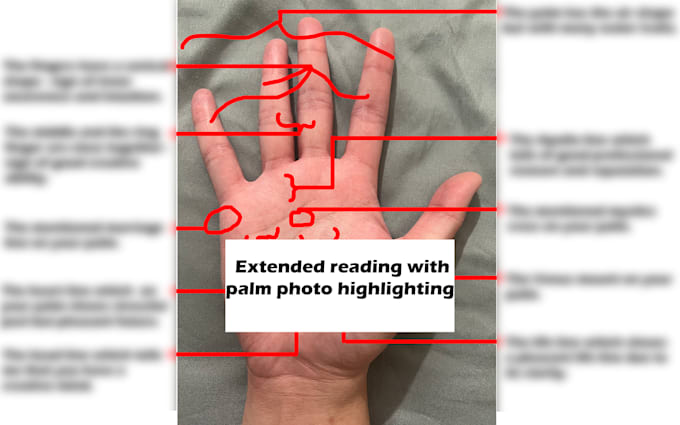 give you a psychic palm reading on video
