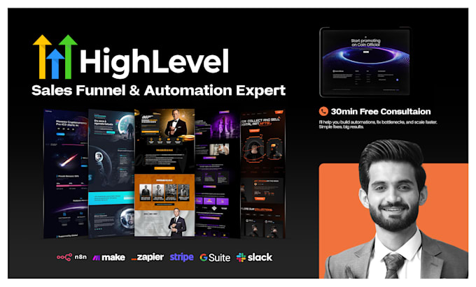 be your gohighlevel sales funnel, workflow, and ghl automation expert