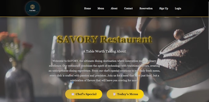 backend as well as frontend working website