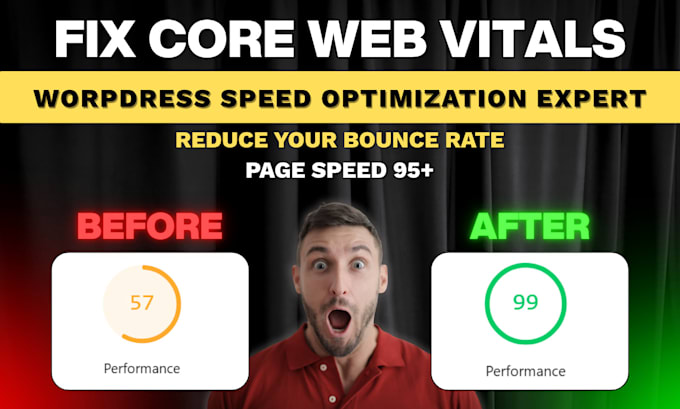 fix core web vitals, lcp, cls, and boost wordpress speed