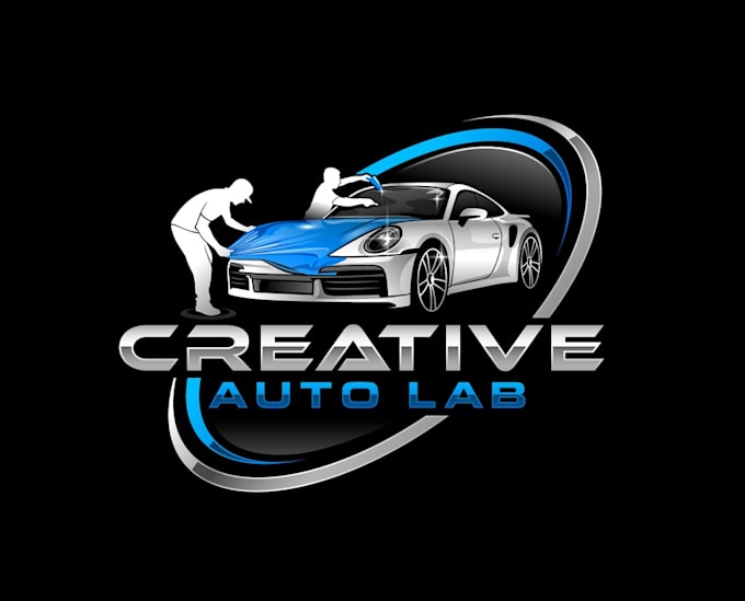 design good looking car paint logo