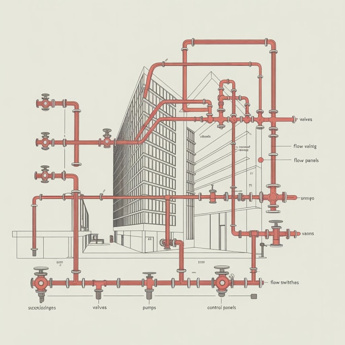 design fire alarm or sprinkler system for building in nfpa standard