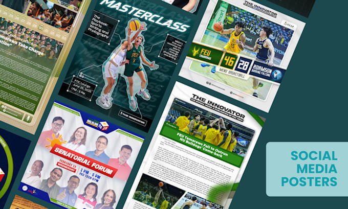 create custom posters and reels for social media marketing