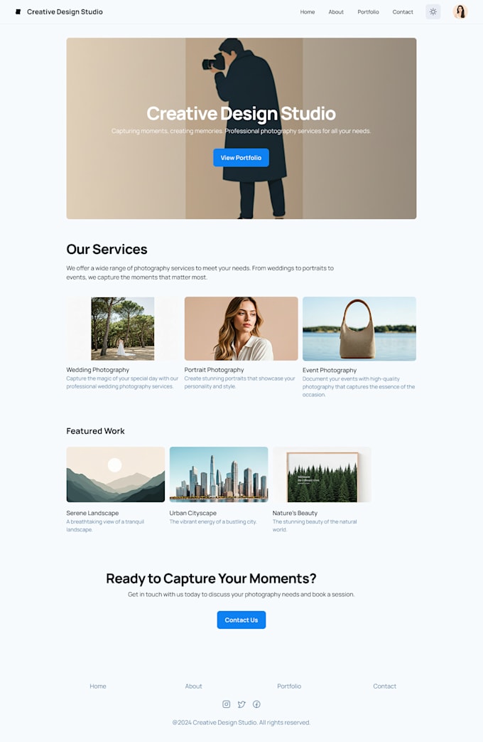 do your personal portfolio