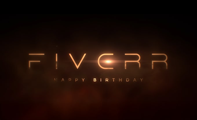 create an epic dune style birthday video intro