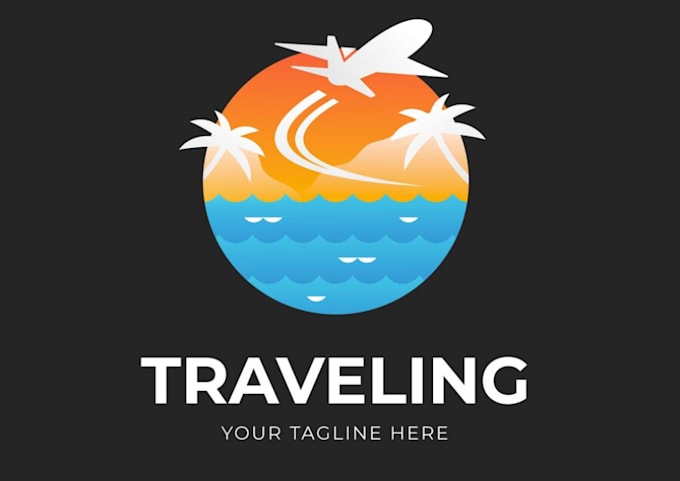 do a premium travel logo design for your brand