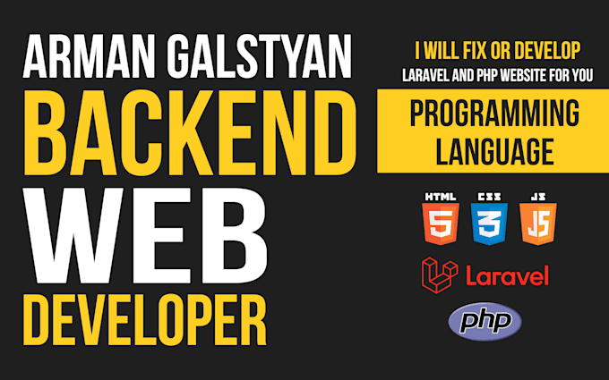be your laravel developer for bug fixing or admin dashboards