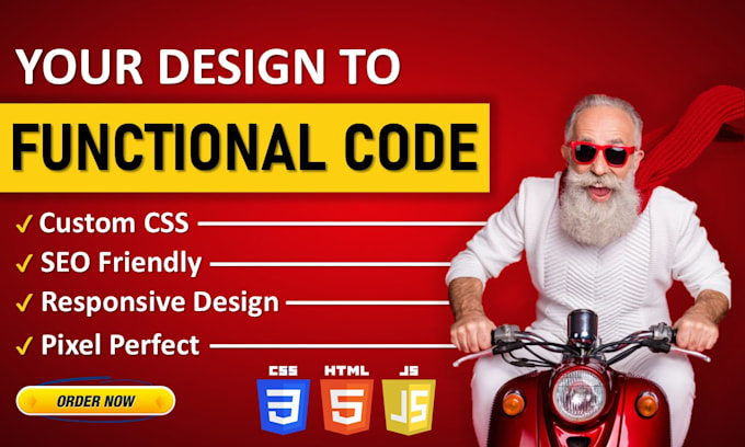 code your design into functional frontend
