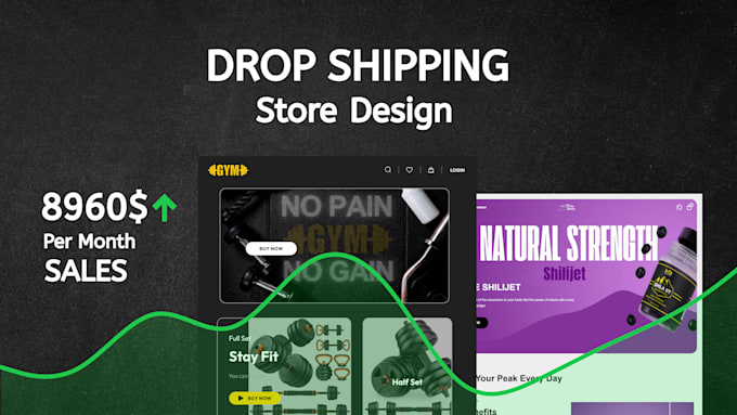 custom shopify drop shipping store