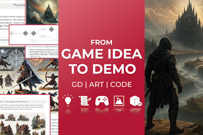 design and develop your game from idea to playable demo