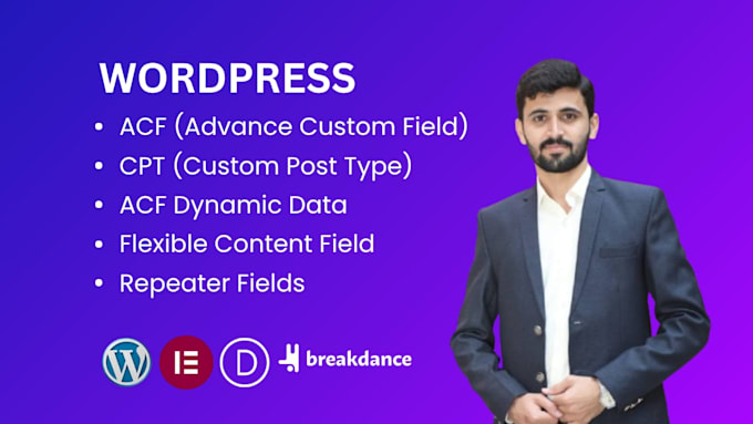 develop advanced custom fields acf for your wordpress website