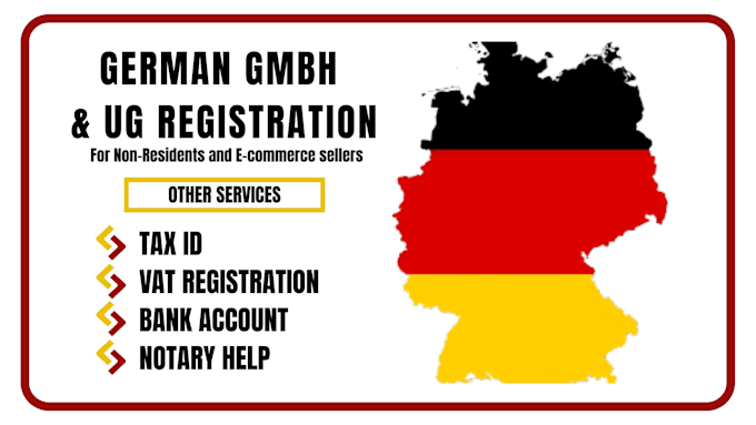 register your german gmbh, ug, company for non residents and e commerce sellers