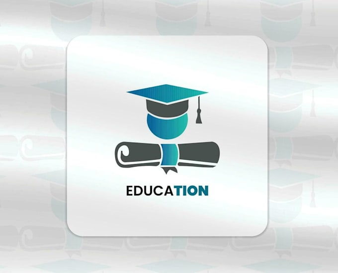 do education logo design school, academy, tutoring, elearning, university