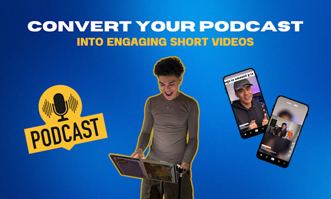 convert your podcast into engaging short videos