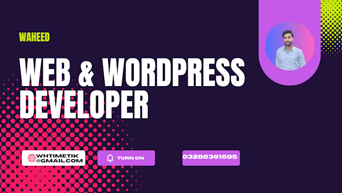 develop and customize your wordpress website