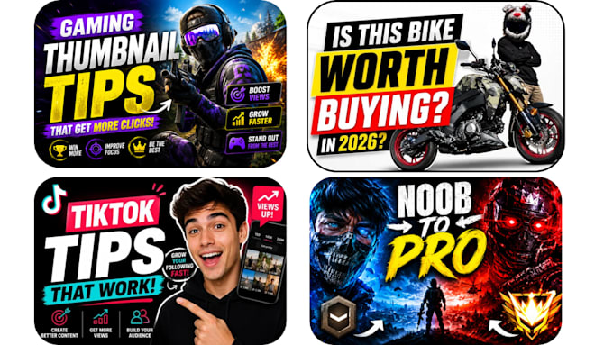 design viral youtube thumnails